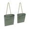 Galvanized Metal Hanging Basket Set of 2 Indoor/Outdoor Planters